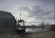 Frederiksholms Canal in Copenhagen with Christian IV's Brewery, Johan Christian Dahl